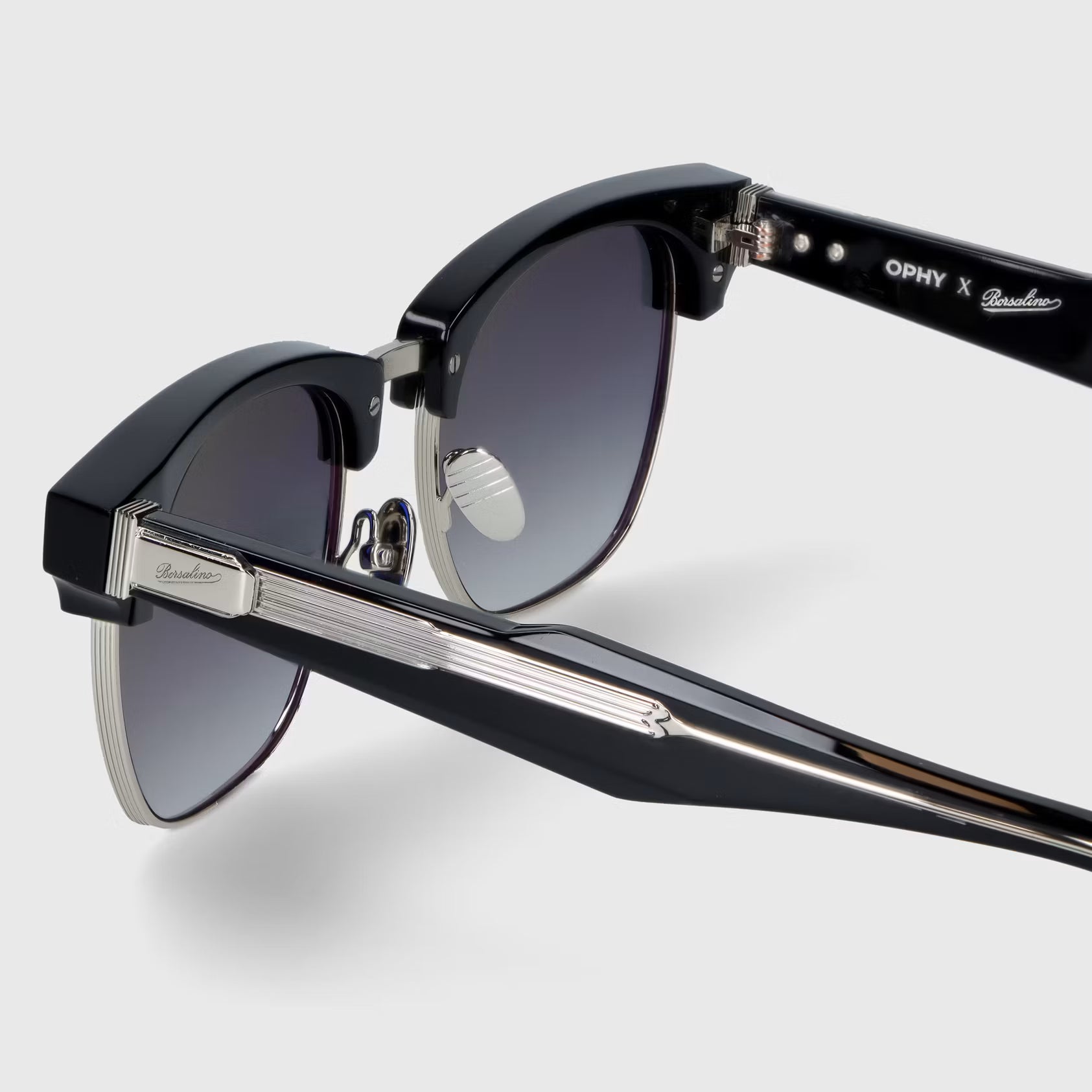 Ophy x Borsalino Frank C12 Black / Cold Grey